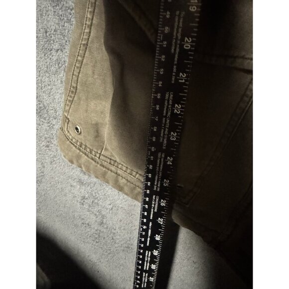 Levi Strauss Co Jacket Womens XS Military Green Canvas Work Core Quilted Hooded - Picture 6 of 9